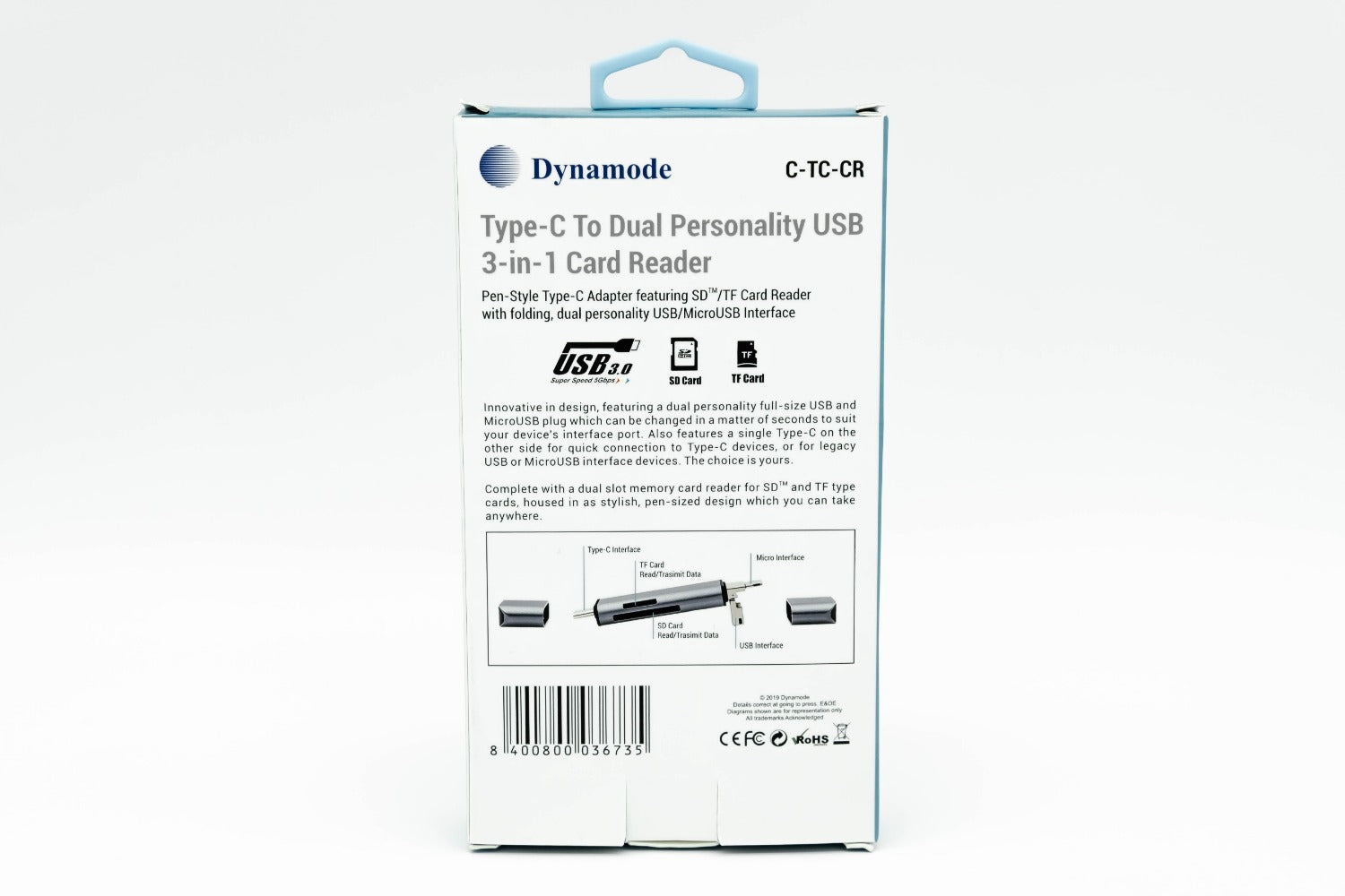 Premium card reader hub