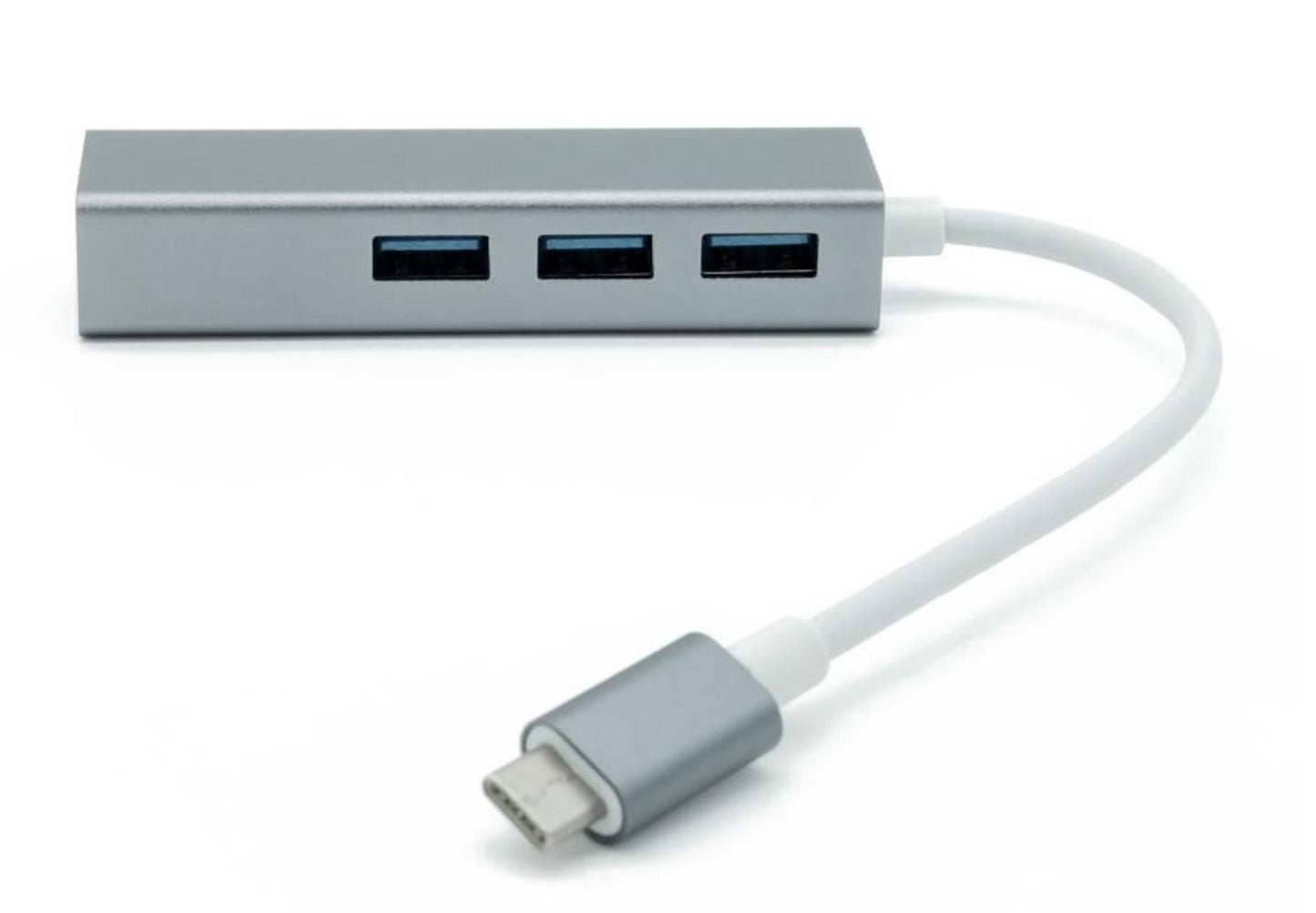 LAN and USB3 hub adapter for Type-C