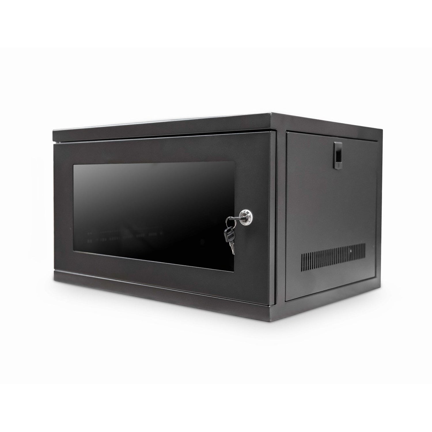 Wall Mount Data Cabinet | 6U 400mm + 6 Way 19