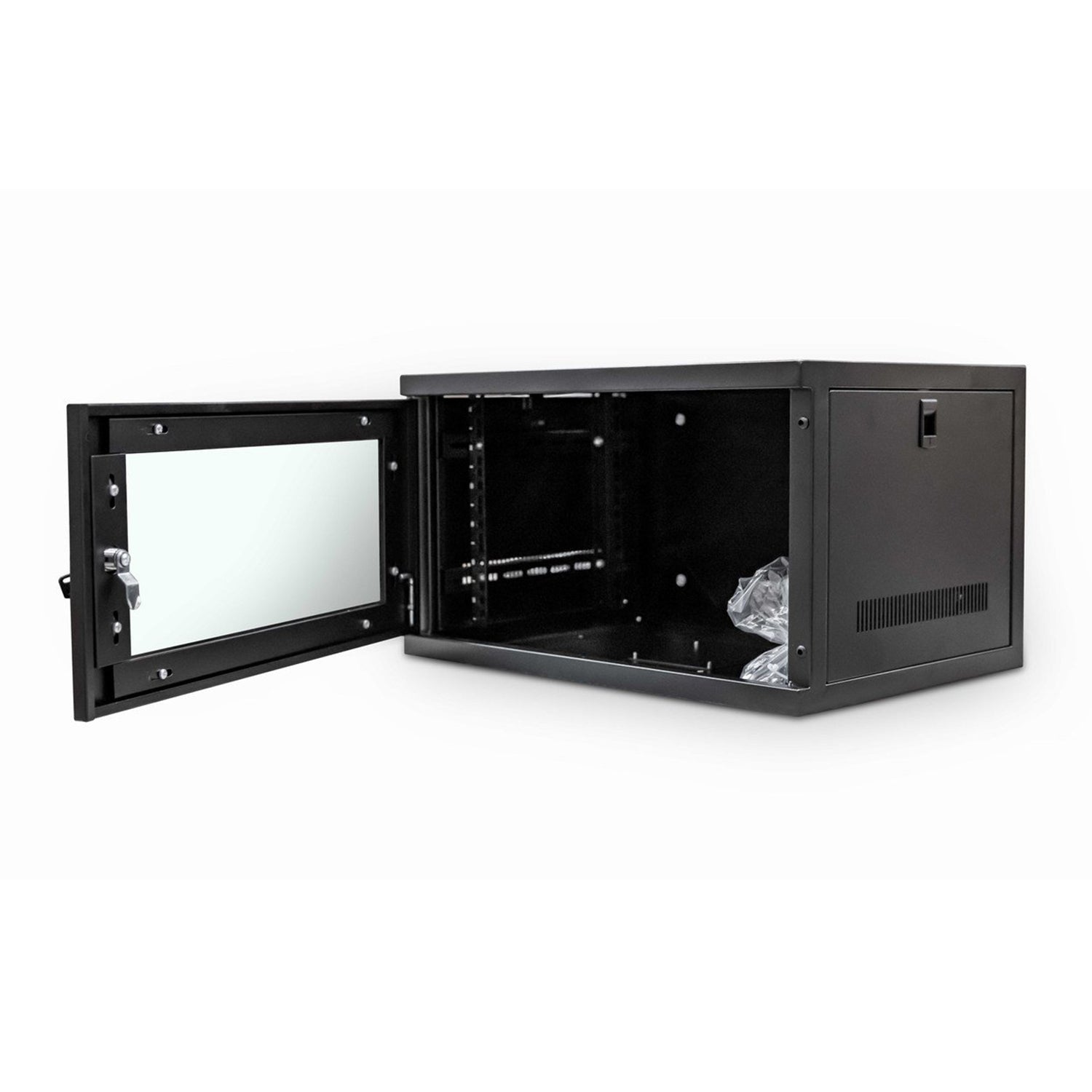 Wall Mount Data Cabinet | 6U 400mm + 6 Way 19