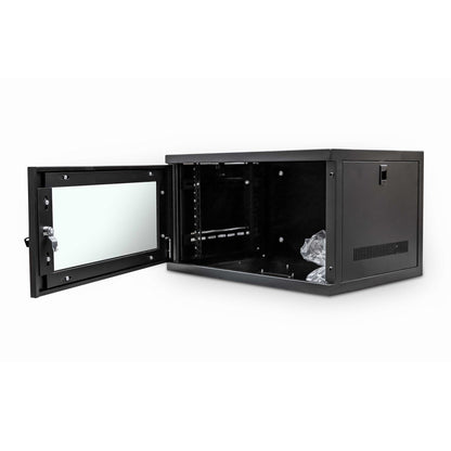Wall Mount Data Cabinet | 6U 400mm + 6 Way 19" PDU Bundle
