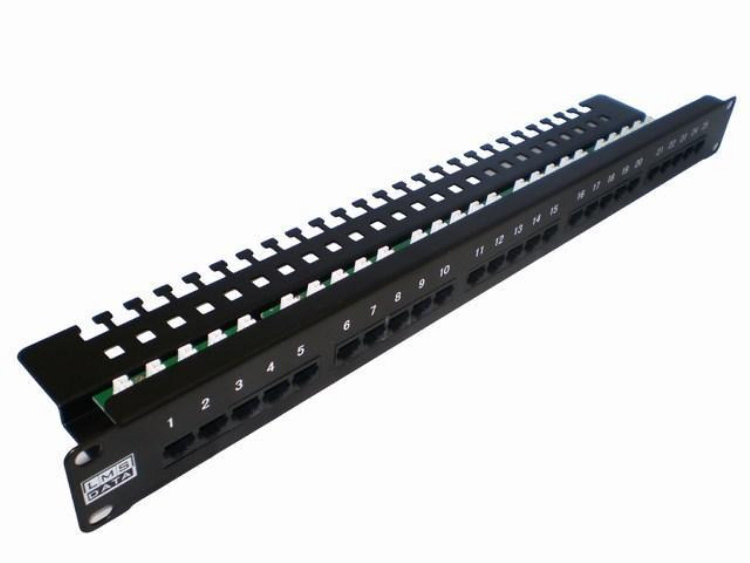 Enhanced Connectivity: 25 Port 1U Rackmount CAT3/TELCO 6-Pin Patch ...