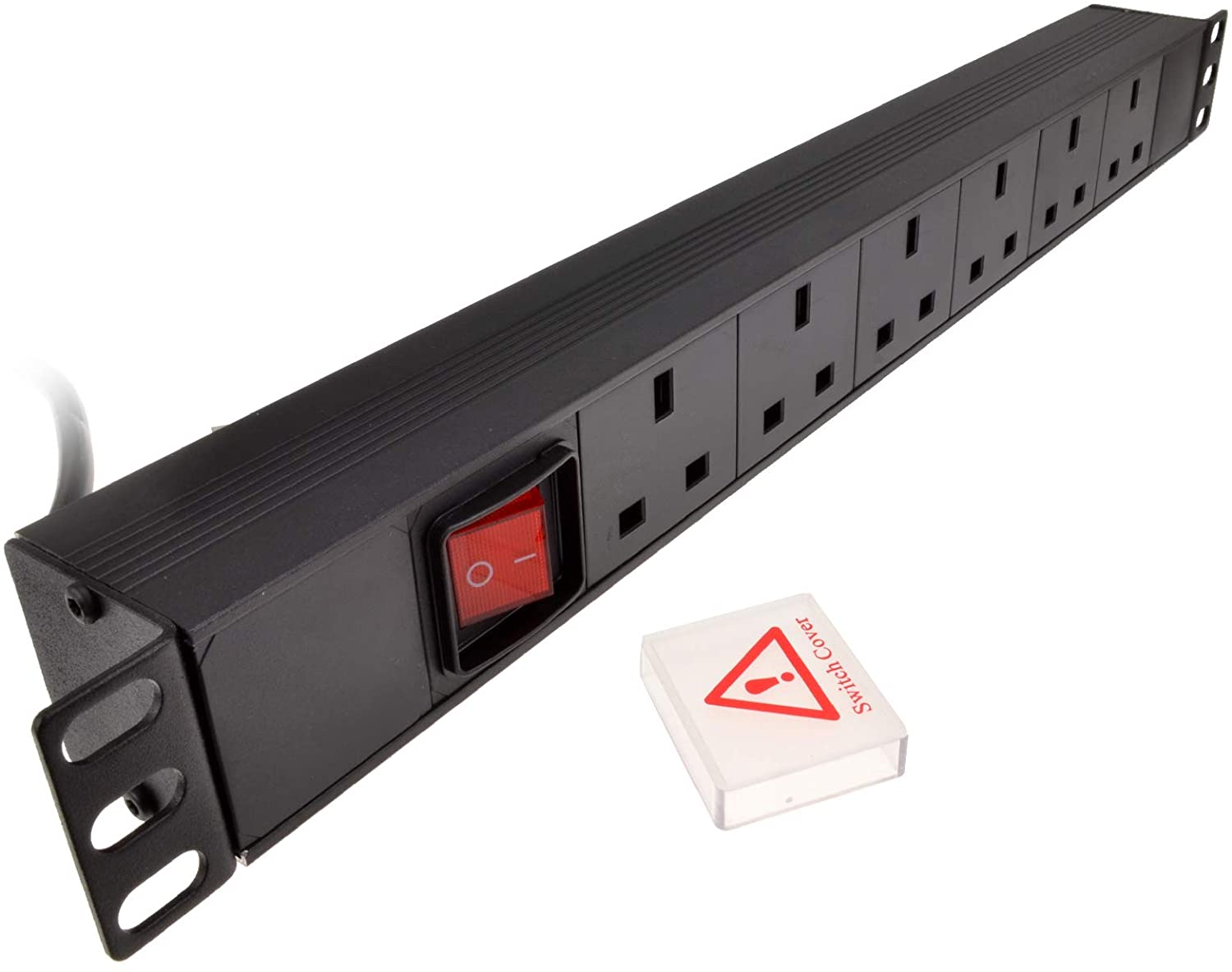 Horizontal mounted power strip