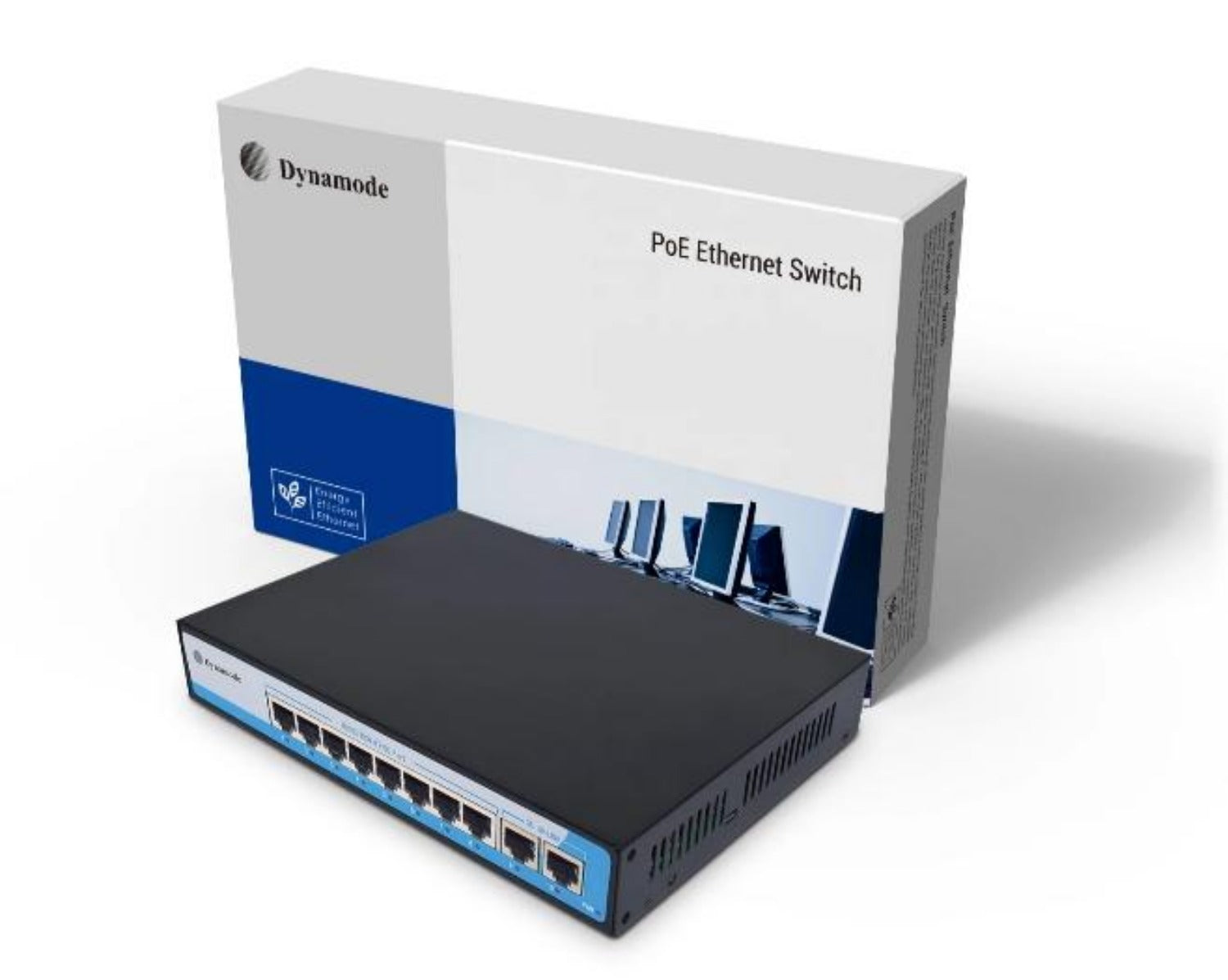 Dynamode SW80010-G-POE 8 Port Gigabit Ethernet POE Switch