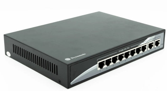 8-port Fast Ethernet PoE switch