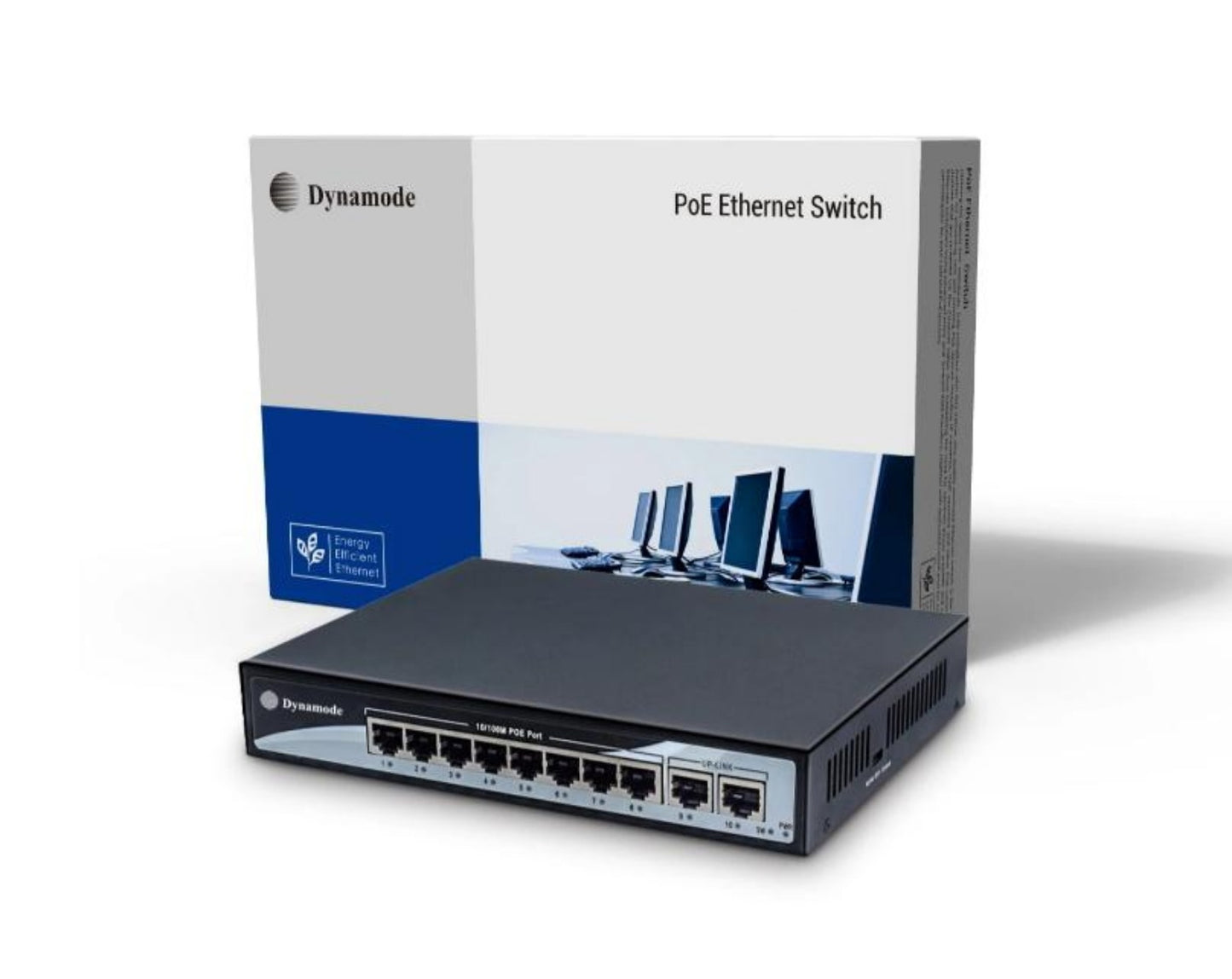 Desktop PoE switch hub
