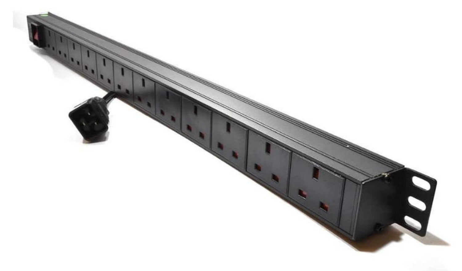 PDU-8WS-V-UK-IEC: 8-Way Vertically Mounted Rackmount IEC PDU – Dynamode UK