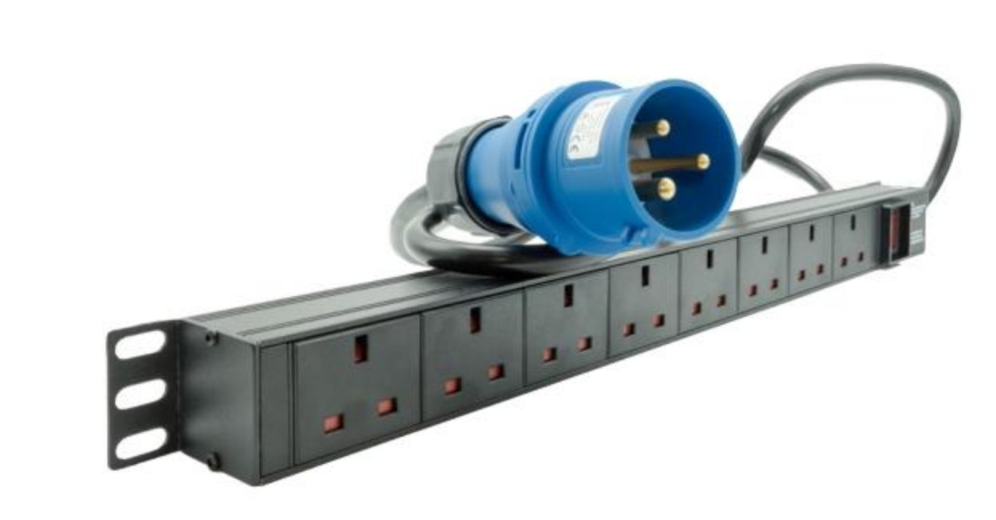High-Performance Rewireable Male Inline Plug - 32A @ 250V, Commando ...