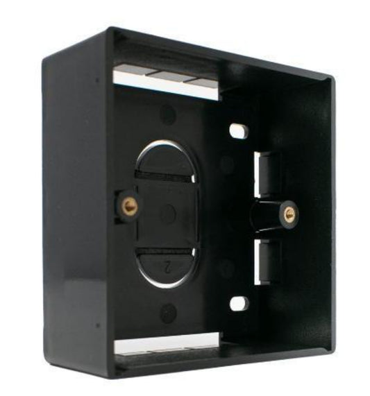 Black surface mount box