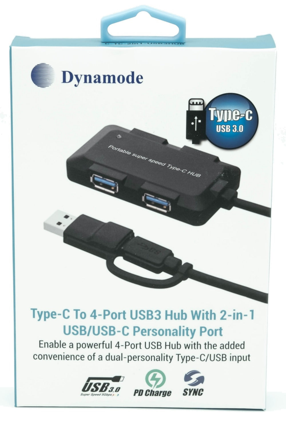 High-performance Type-C hub with USB input