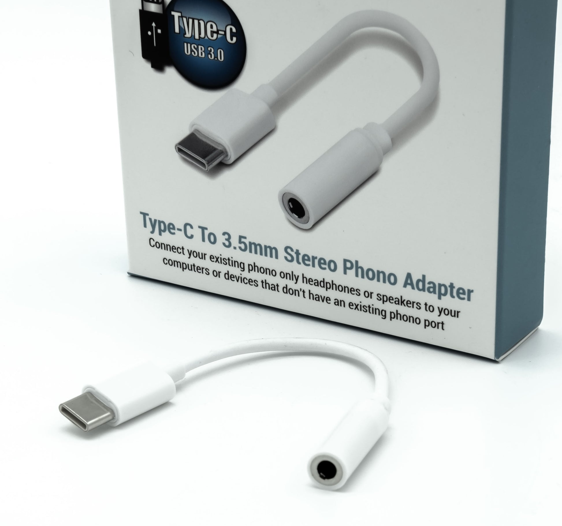 High-quality Type-C to Stereo Phono connectivity