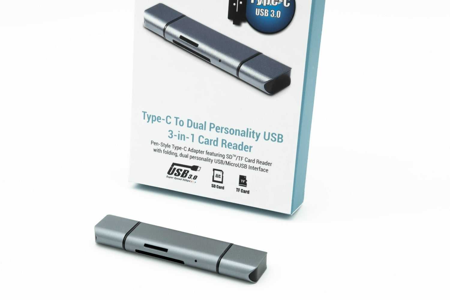 Dynamode C-TC-CR USB3 and USB Type-C multifunction Card Reader
