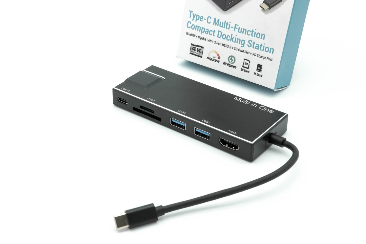 High-resolution HDMI 4K and multifunctional docking for Type-C