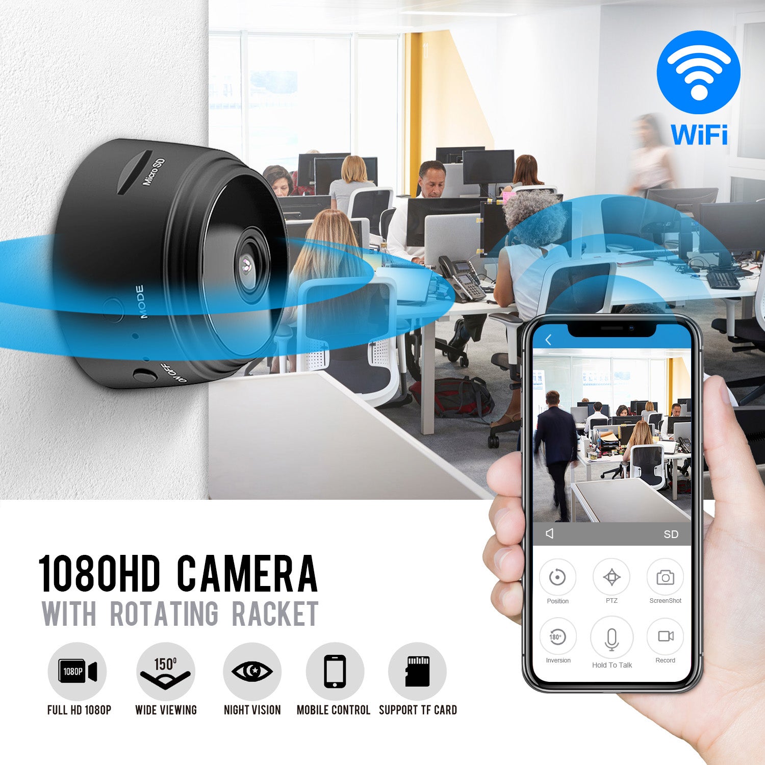 WIFI-enabled surveillance device
