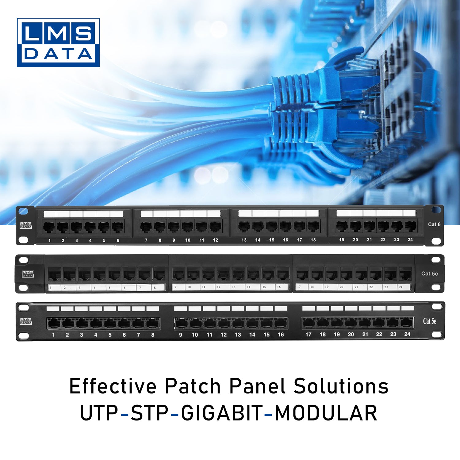 Enhance Your Network Infrastructure with 24-Port CAT6 STP Patch Panel ...