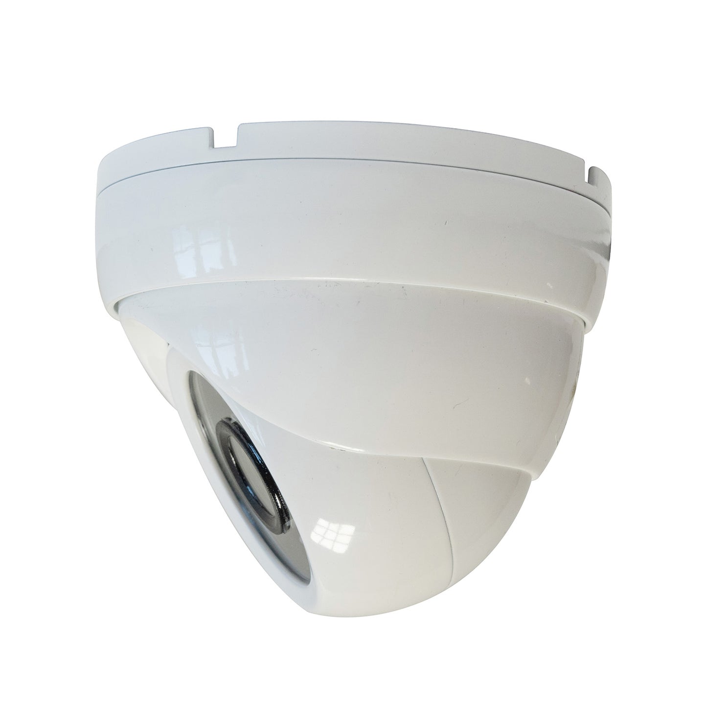 White surveillance camera