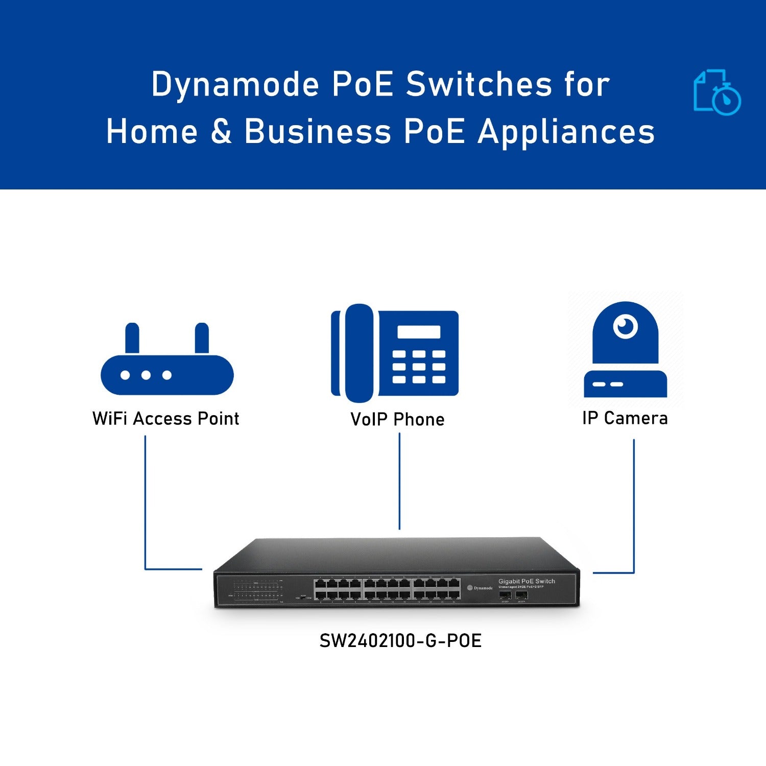 Gigabit Ethernet Switch with Power Over Ethernet