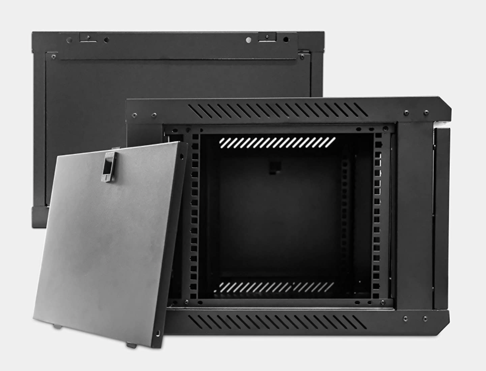 Wall-mounted server rack