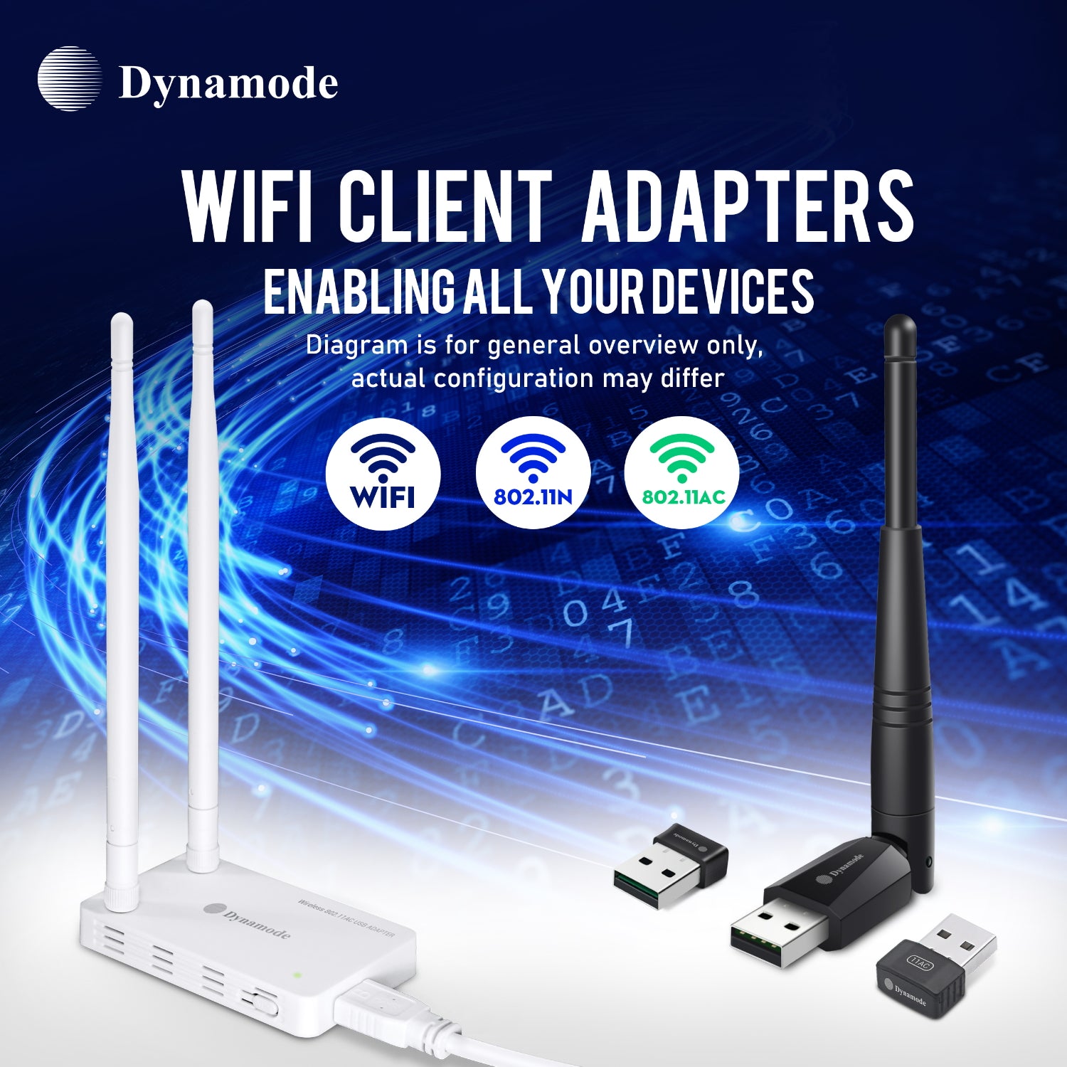 Dynamode WL-700N-DB-300 300Mbps WiFi Adapter