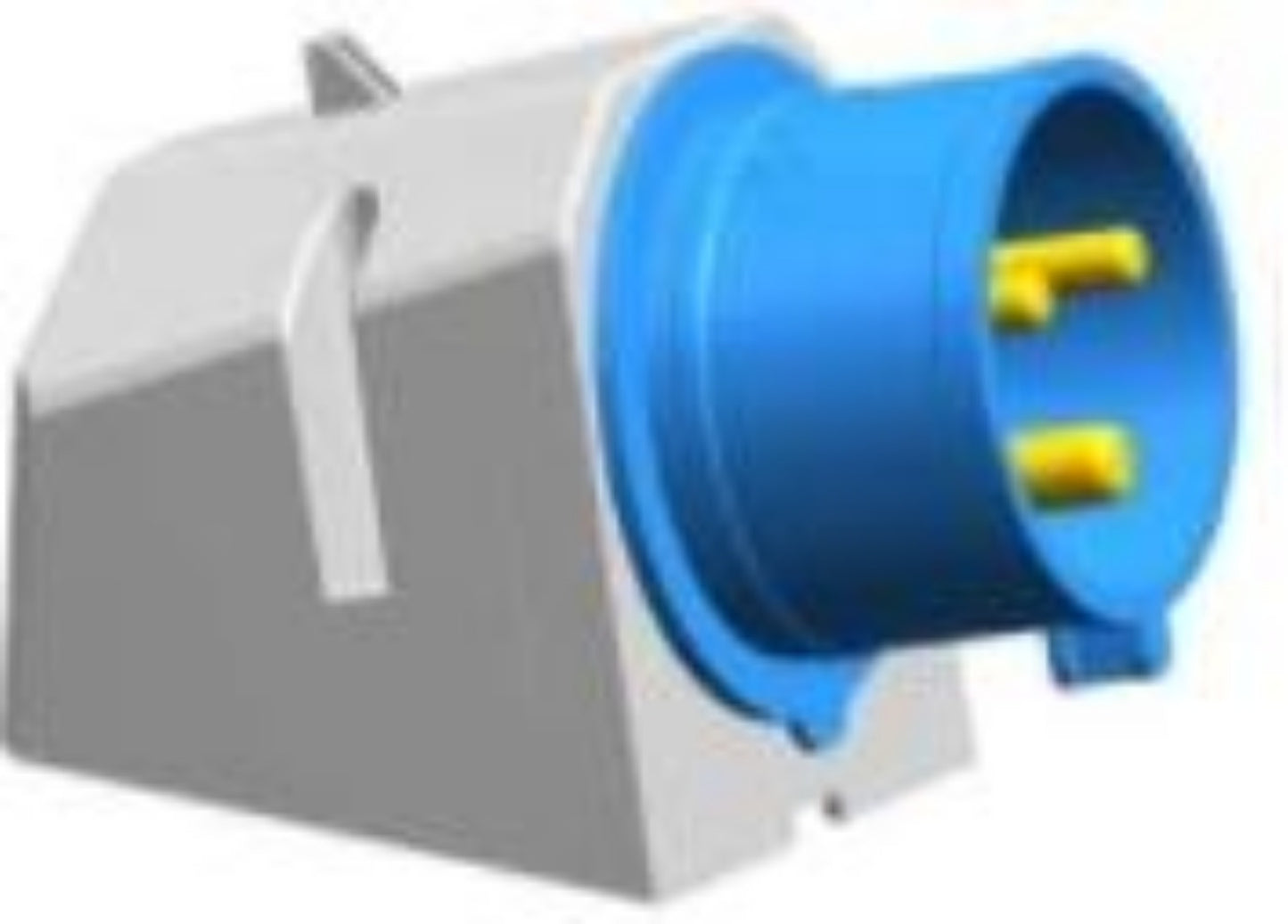 Versatile Rewireable Surface-Mount Male Plug - 16A @ 250V, Commando ...