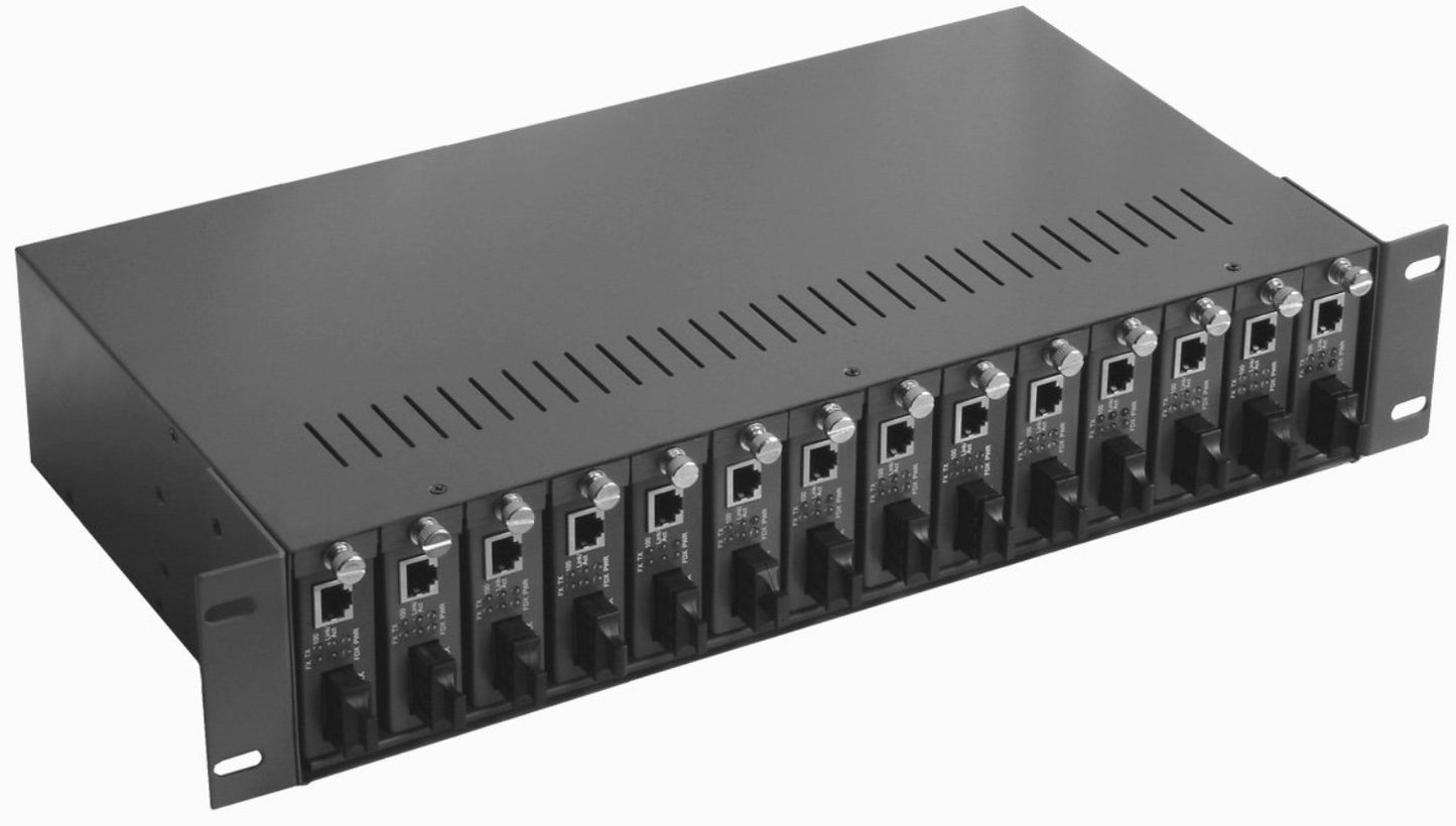 Powerful Connectivity: Rackmount Fiber Media Converter Chassis - 14 ...