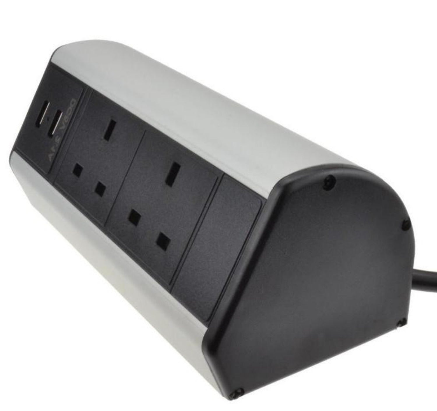 Power hub for desk