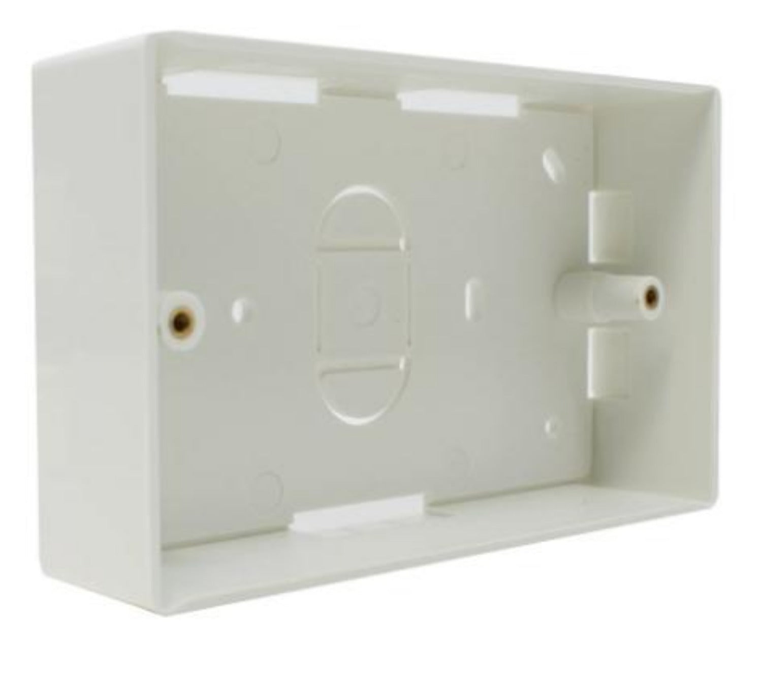 Surface mount double gang box