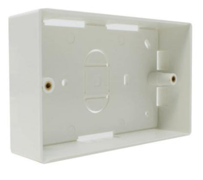 Surface mount double gang box
