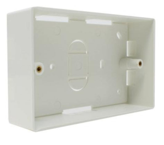 Surface mount double gang box